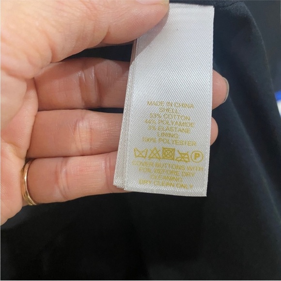 Kate Spade Black Fit & Flare Dress w/ Leopard Collar EUC - Picture 7 of 10